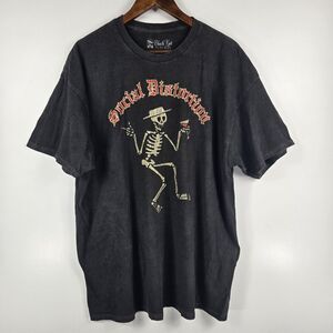 Black Kat Vintage Men's Size XL Social Distortion Skelly Short Sleeve T-Shirt